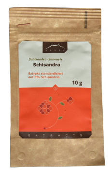 Schisandra Früchte Extrakt, Pulver, 10g, bei Stress, Schlafstörungen, für die Leber